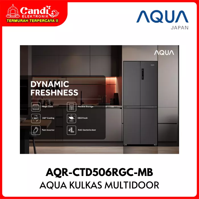 KULKAS MULTI DOOR AQUA